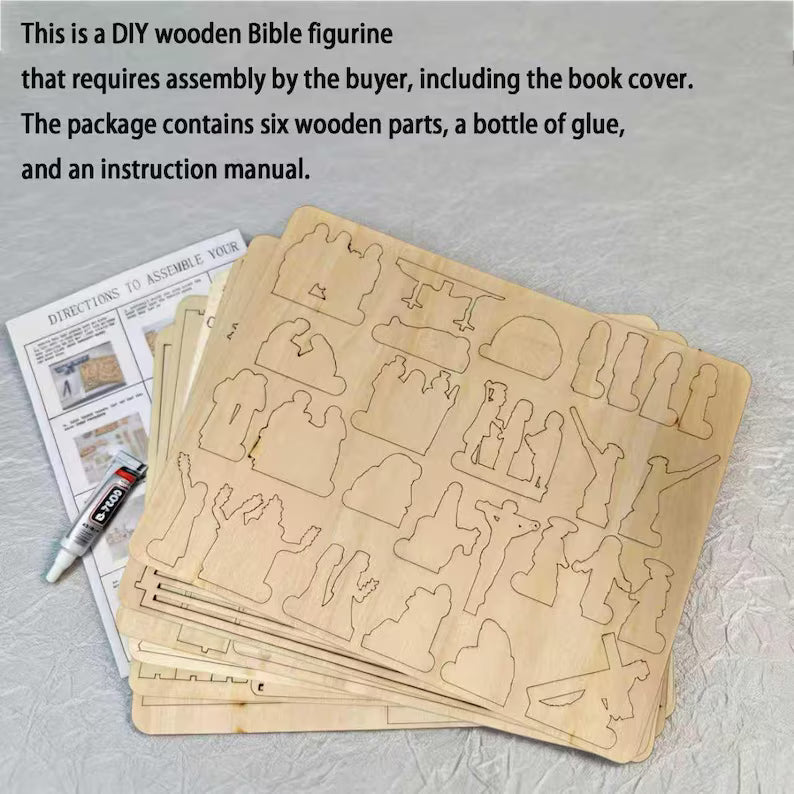 Life of Jesus Wooden Easter Puzzle Set - A Journey Through His Life