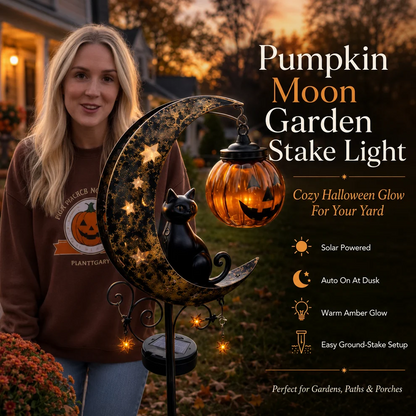 🎃Pumpkin Moon Garden Stake Light 🎃 Halloween Early Bird Sale 🔥 | 45% OFF