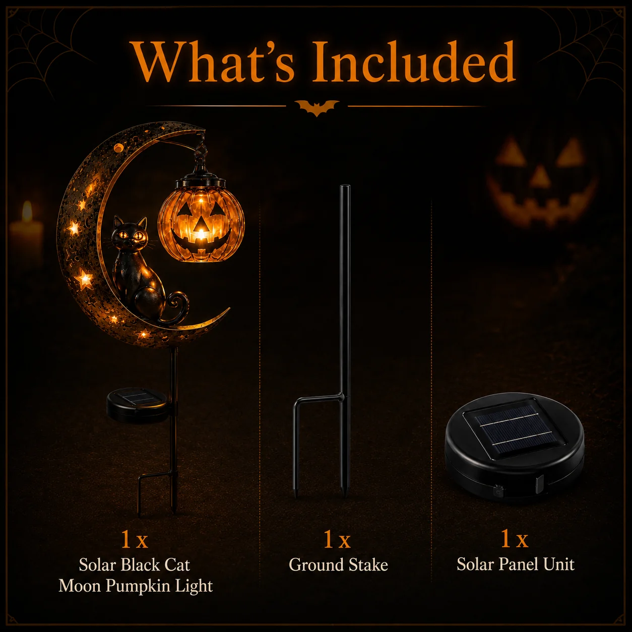 🎃Pumpkin Moon Garden Stake Light 🎃 Halloween Early Bird Sale 🔥 | 45% OFF