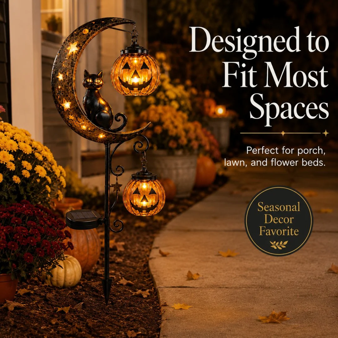 🎃Pumpkin Moon Garden Stake Light 🎃 Halloween Early Bird Sale 🔥 | 45% OFF