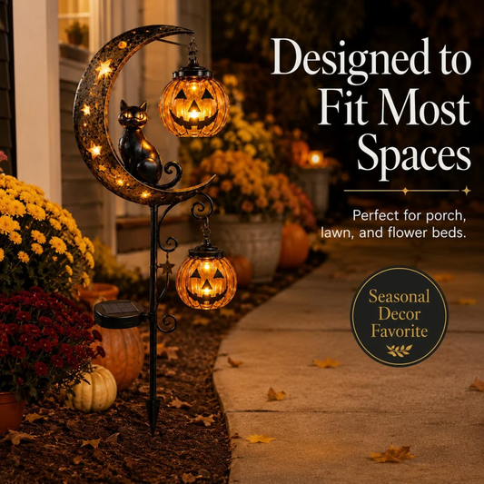 🎃Pumpkin Moon Garden Stake Light 🎃 Halloween Early Bird Sale 🔥 | 45% OFF