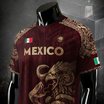 🦅 2026 Mexico Burgundy Sports T-Shirt