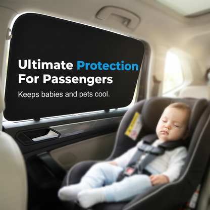🔥Magnetic & Embedded Car Window Sunshade
