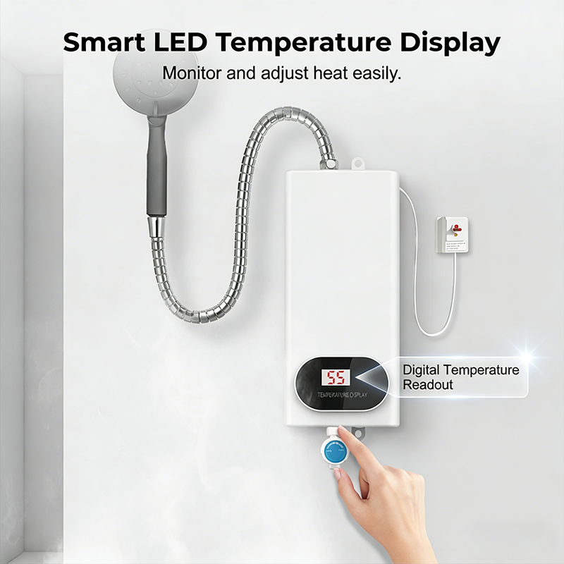 🔥 3500W Instant Electric Water Heater – Compact Tankless Design 🚿
