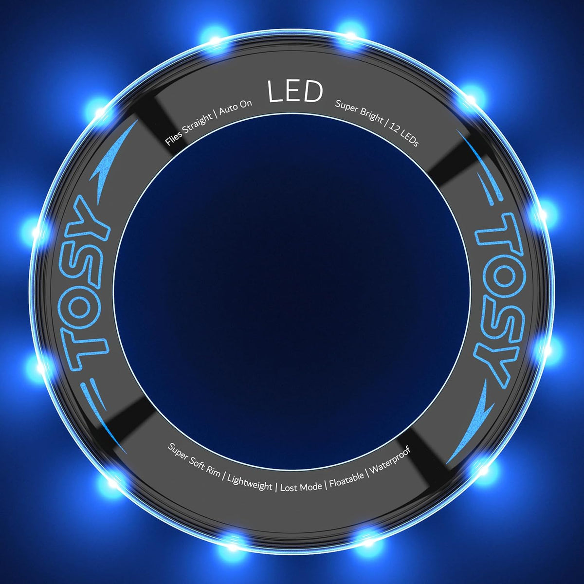 TOSY Flying Ring Mono LED - 2 Pack (Blue)